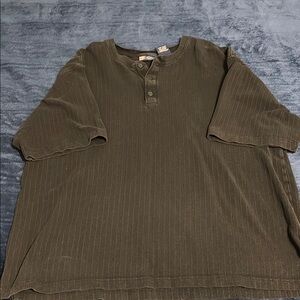 Men's Dark Olive Henley Shirt